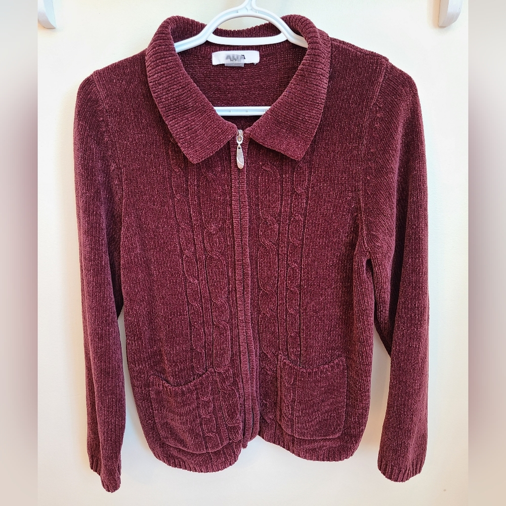 🌟Alia Full Zip Sweater Size Small Petite